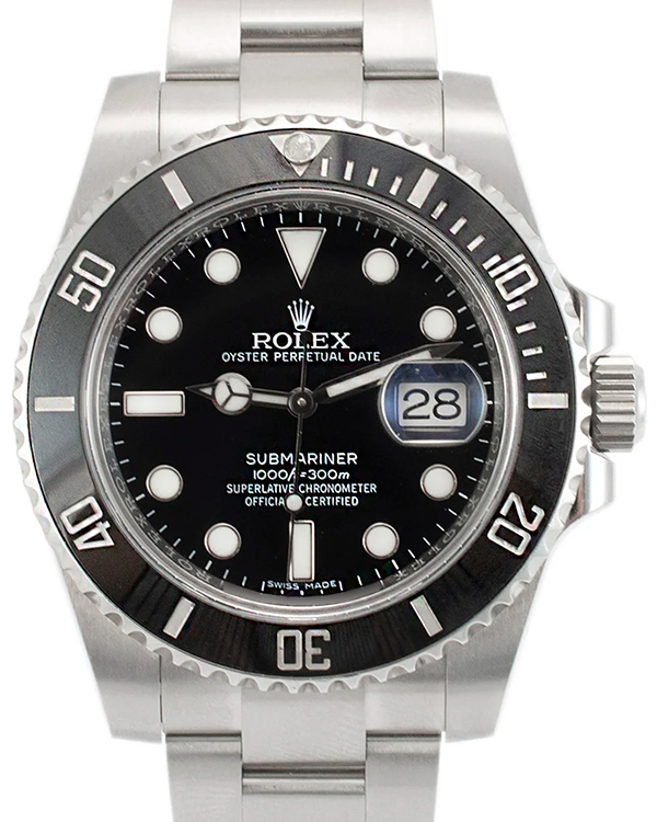 2017 Rolex Submariner Date 40MM Black Dial Oyster Bracelet (116610LN)