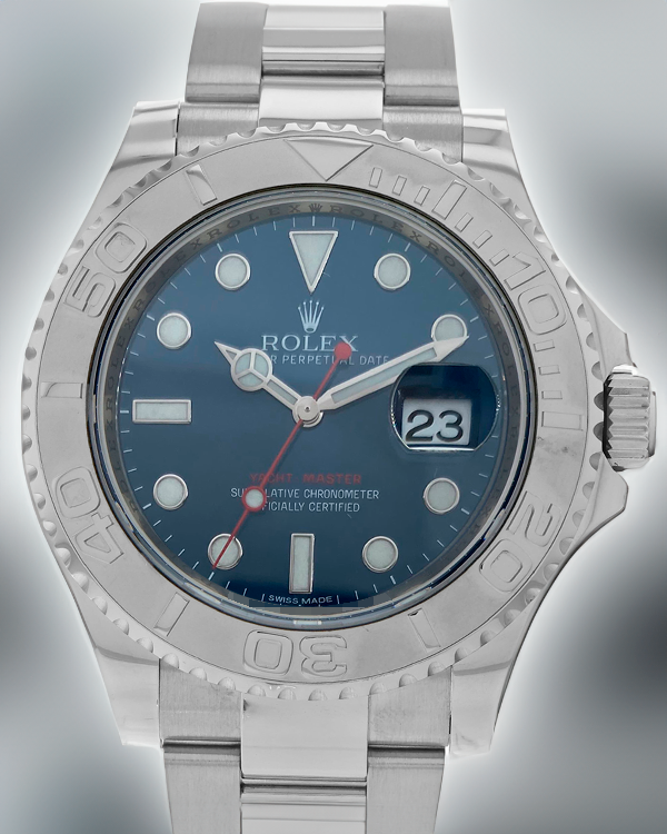 2015 Rolex Yacht-Master 40MM Blue Dial Steel Bracelet (116622)