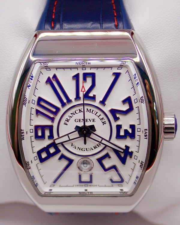 2020 Franck Muller Vanguard 44MM Steel White Dial (V45SCDT)