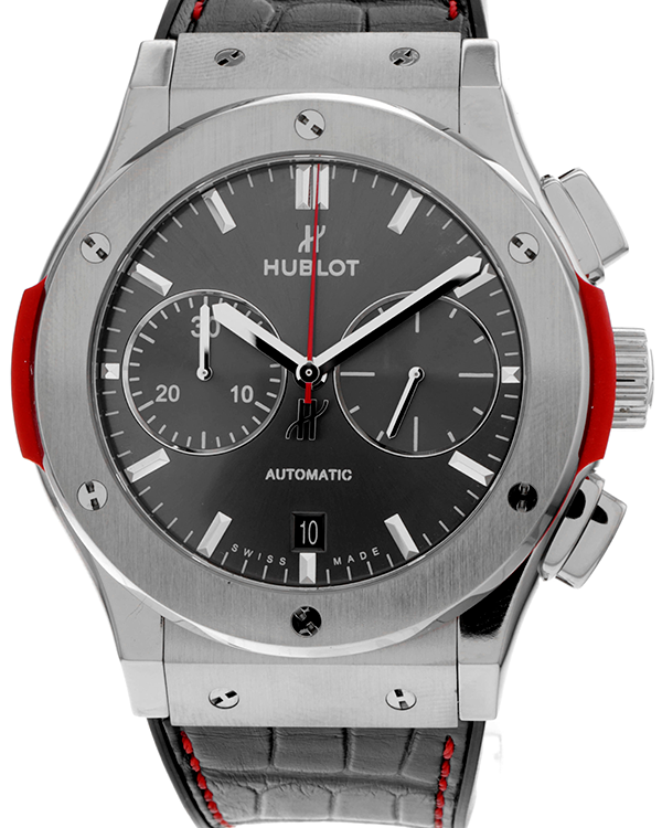 Hublot Classic Fusion Racing 45MM Grey Dial Leather Strap (521.NX7070.LR.PLP15)