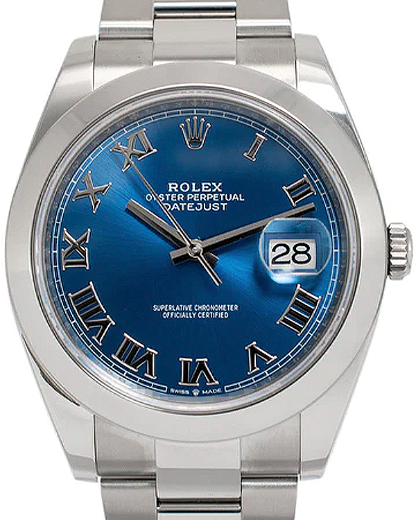 Rolex Datejust 41MM Blue Dial Oyster Bracelet (126300)