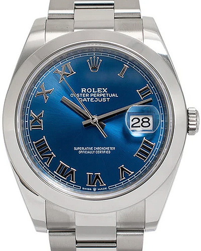 Rolex Datejust 41MM Blue Dial Oyster Bracelet (126300)