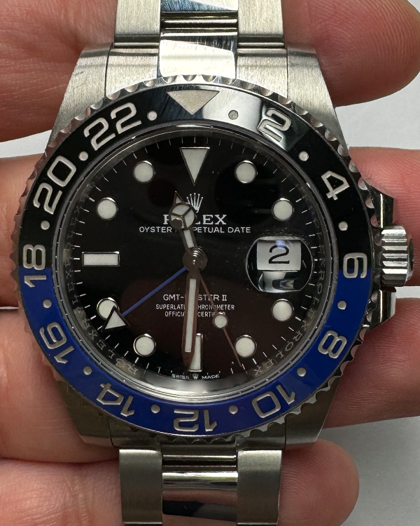 2019 Rolex GMT-Master II "Batman" 40MM Black Dial Oystersteel Bracelet (126710BLNR)