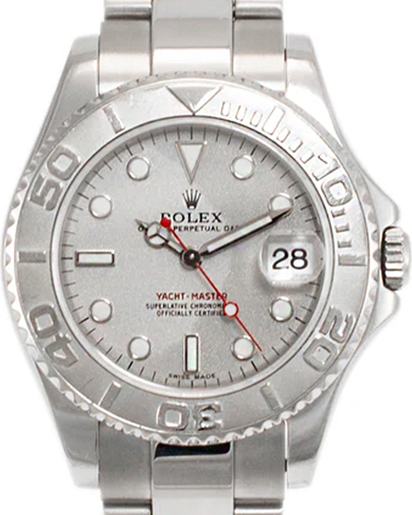 Rolex Yacht-Master 35MM Silver Dial Oyster Bracelet (168622)