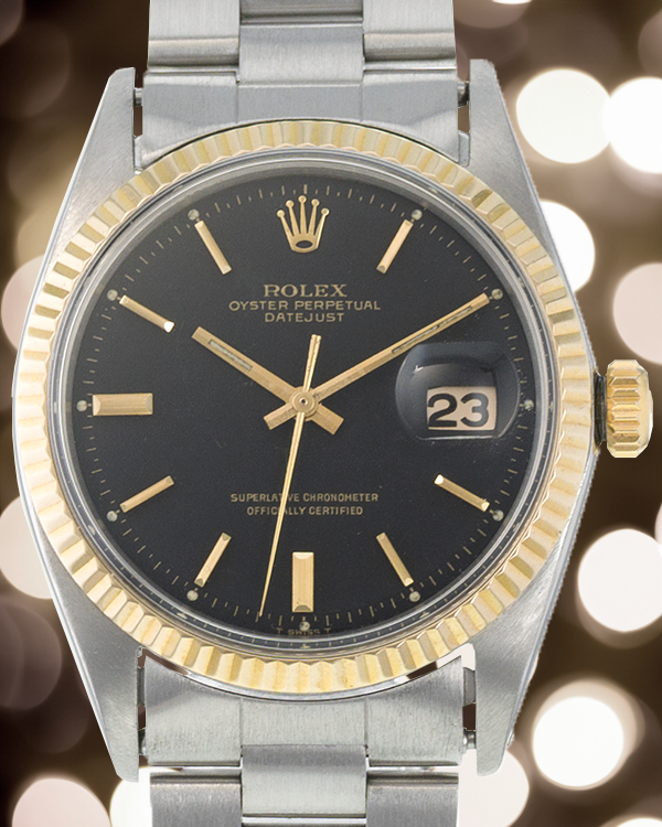 Rolex Datejust 36MM Black Dial Oyster Bracelet (1601)