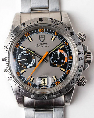 Tudor Chronograph "Monte Carlo" Vintage 40MM Grey Dial Steel Bracelet (7159/0)