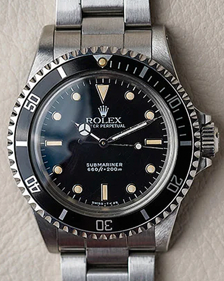 1988 Rolex Submariner No-Date 40MM Black Dial Oyster Bracelet (5513)