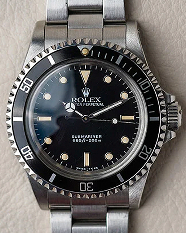 1988 Rolex Submariner No-Date 40MM Black Dial Oyster Bracelet (5513)