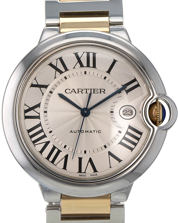 Cartier Ballon Bleu de Cartier 42MM Silver Dial Two-Tone Bracelet (W69009Z3)