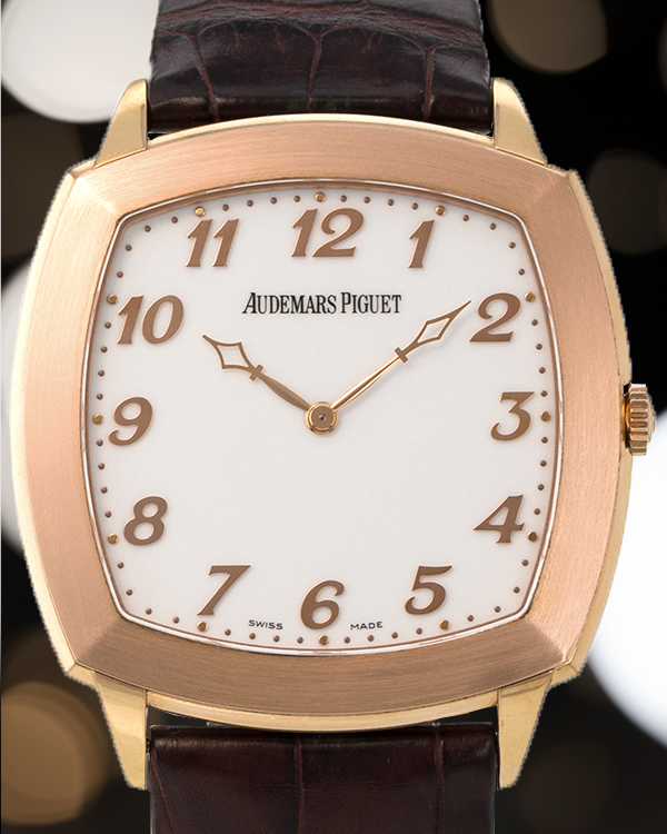 2013 Audemars Piguet Tradition 43MM White Dial Leather Strap (15334OR.OO.A092CR.01)