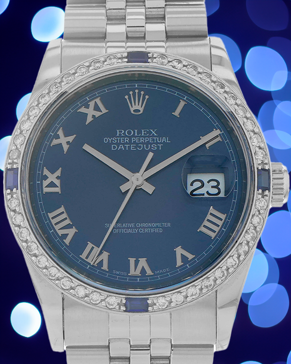 Rolex Datejust 36MM Blue Dial Jubilee Bracelet (16234)