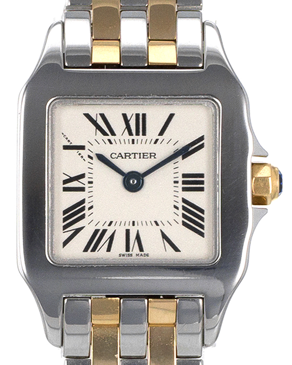 Cartier Santos Demoiselle 20MM Quartz Silver Dial Two-Tone Bracelet (W25066Z6)