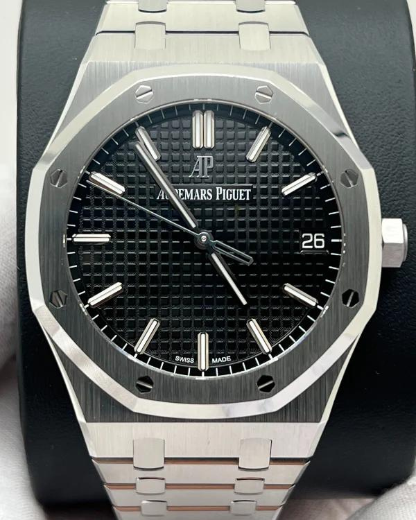 2022 Audemars Piguet Royal Oak Selfwinding Steel Black Dial (15500ST)