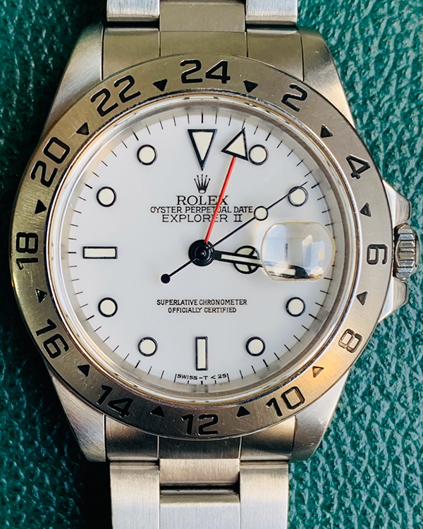 1997 Rolex Explorer II "Polar" 40MM White Dial Oyster Bracelet (16570)