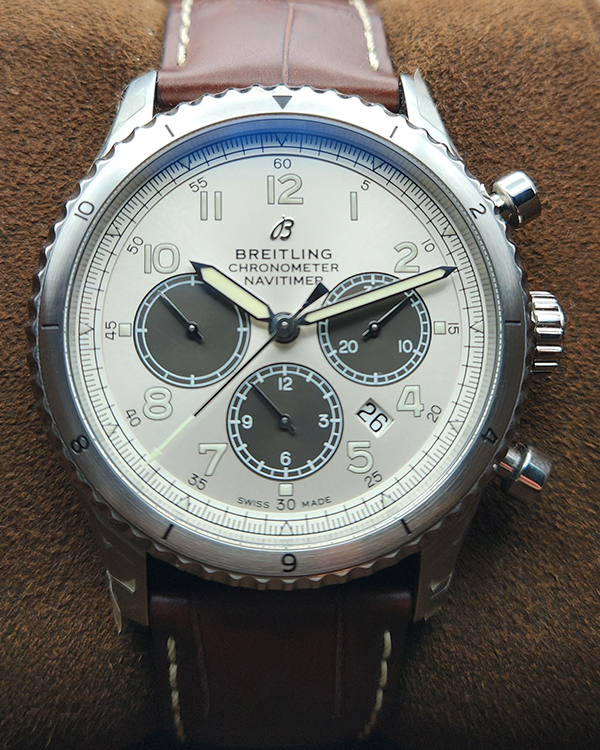 2020 Breitling Navitimer 8 Chronograph Limited Edition 1000 pieces 43MM Steel Silver Dial (AB01171A1G1P1)