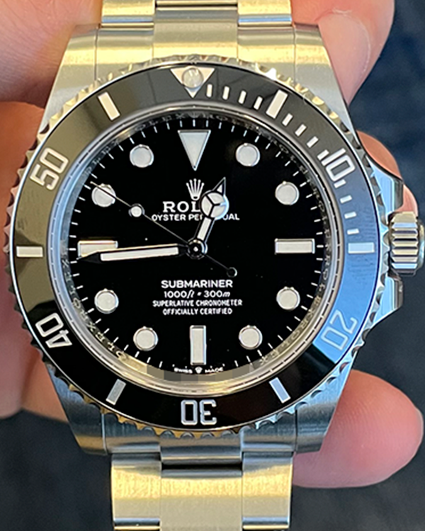 2024 Rolex Submariner No Date 41MM Black Dial Oyster Bracelet (124060)