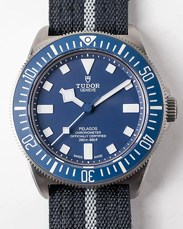 2022 Tudor Pelagos FXD 42MM Blue Dial Textile Strap (M25707B/21)