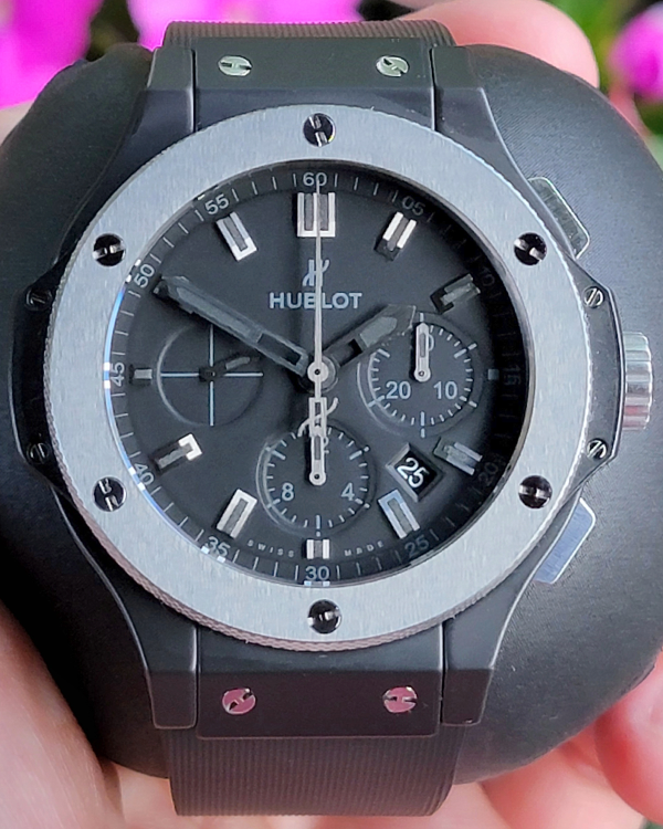 2018 Hublot Big Bang 44MM Ceramic Black Dial (301.CK.1140.RX)