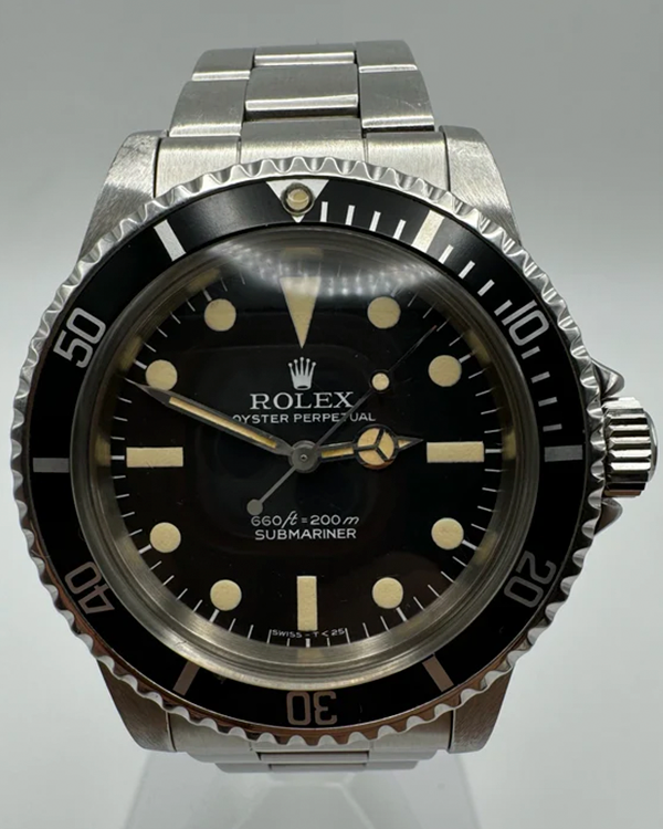 1977 (5 Mill. Serial) Rolex Submariner No-Date "Pre Comex Logo" 40MM "Maxi" Black Dial Oyster Bracelet (5513)