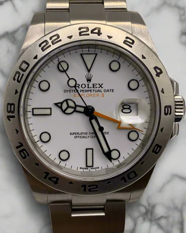 2017 Rolex Explorer II "Polar" 42MM White Dial Oyster Bracelet (216570)