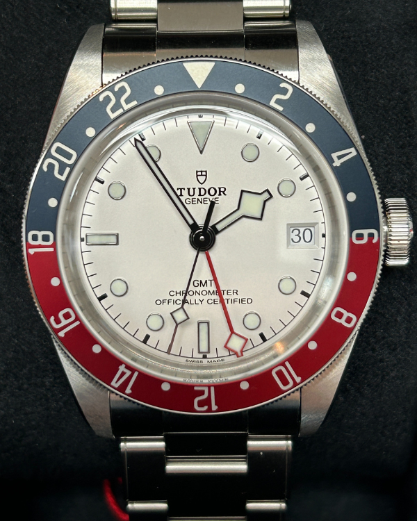 2023 Tudor Black Bay GMT 41MM White Dial Steel Bracelet (79830RB)