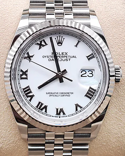 Rolex Datejust 36MM White Dial Jubilee Bracelet (126234)