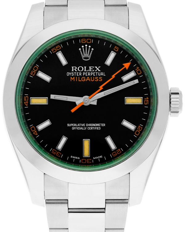 2019 Rolex Milgauss 40MM Black Dial Oyster Bracelet (116400GV)