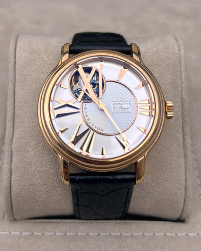 2014 Zenith Academy Tourbillon Rose Gold White Dial (18-0240-4041-01-C495)