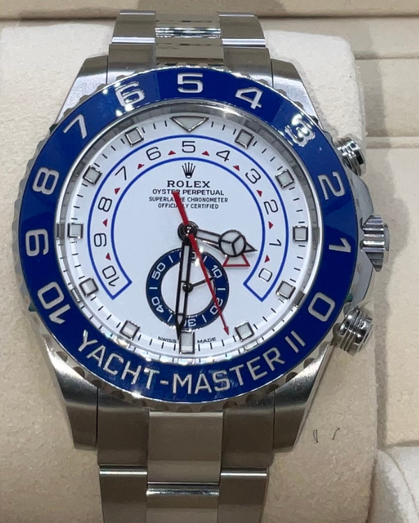 2021 Rolex Yacht-Master II Oystersteel White Dial (116680)