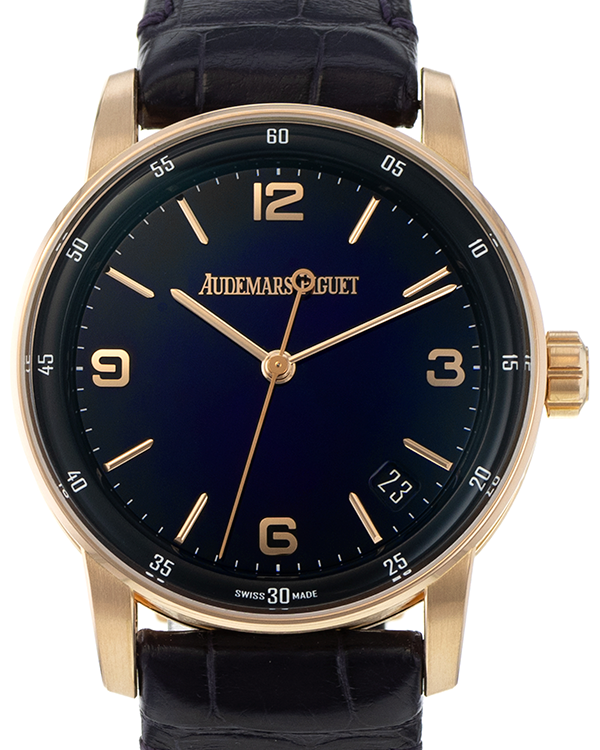 Audemars Piguet Code 11.59 41MM Purple Dial Leather Strap (15210OR.OO.A002KB.02)