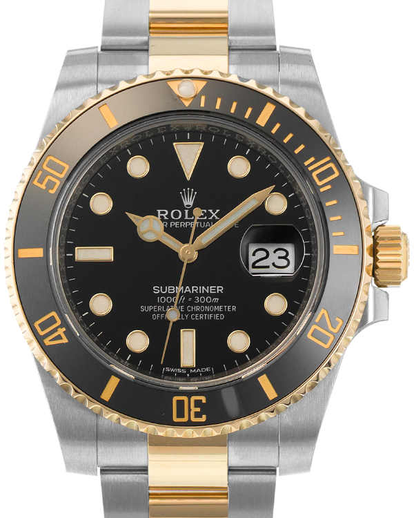 2019 Rolex Submariner Date 40MM Black Dial Two-Tone Oyster Bracelet (116613LN)