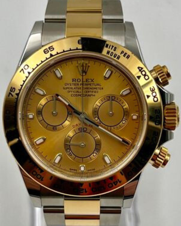 2023 Rolex Cosmograph Daytona 40MM Two-Tone Champagne Dial (116503)