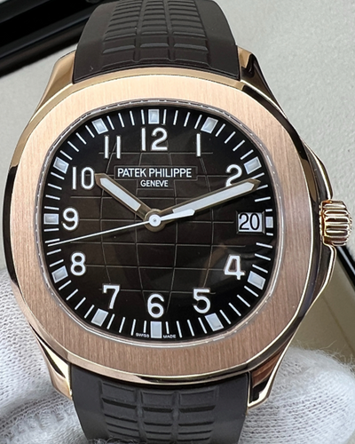 Patek Philippe Aquanaut 40.8MM Rose Gold Brown Dial (5167R)