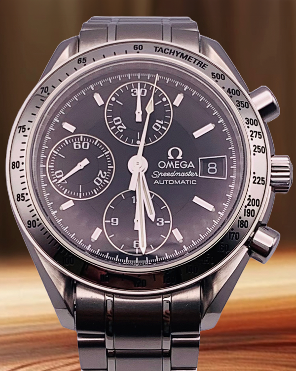 Omega Speedmaster Date 39MM Black Dial Steel Bracelet (3513.50.00)