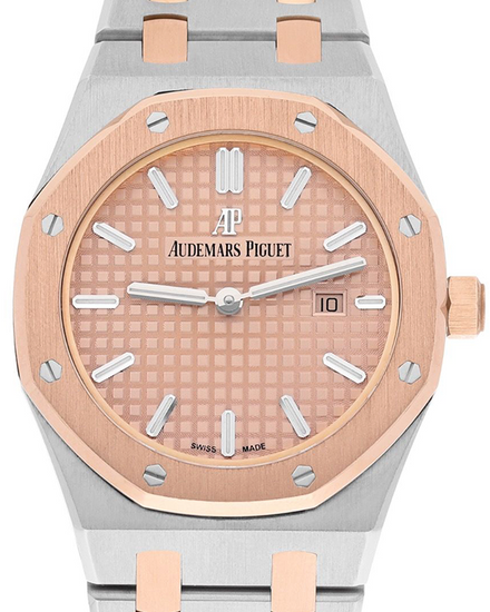 2019 Audemars Piguet Royal Oak 33MM Quartz Pink Dial Two-Tone Bracelet (67650SR.OO.1261SR.01)