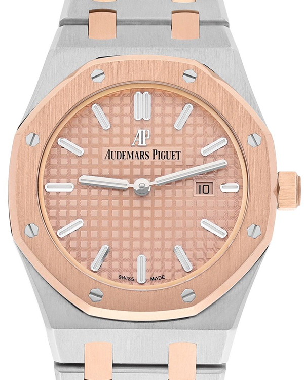 2019 Audemars Piguet Royal Oak 33MM Quartz Pink Dial Two-Tone Bracelet (67650SR.OO.1261SR.01)
