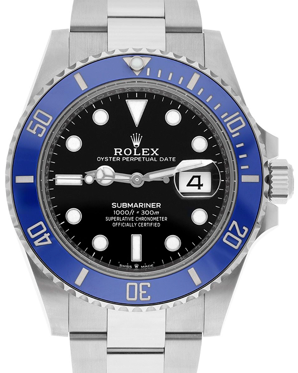 2022 Rolex Submariner Date "Cookie Monster" 41MM Black Dial White Gold Oyster Bracelet (126619LB)