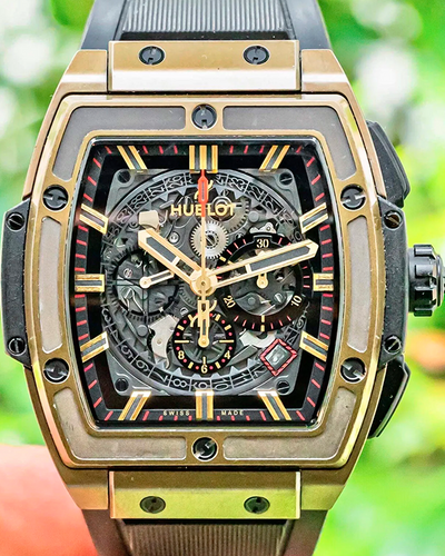 Hublot Spirit Of Big Bang 51x45MM Skeleton Dial Rubber Strap (601.MX.0138.RX)