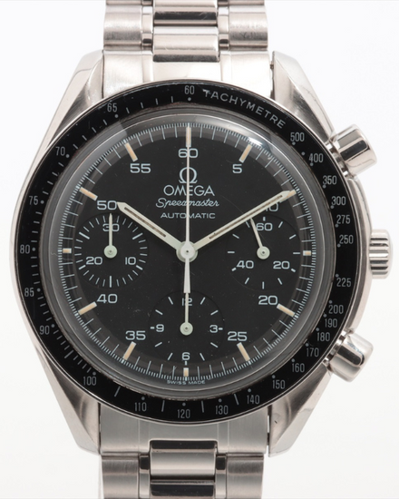Omega Speedmaster Reduced 39MM Black Dial Steel Bracelet (3510.50.00)