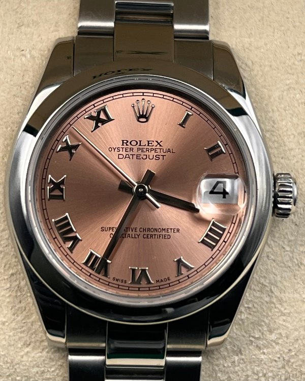 Rolex Datejust 31MM Pink Dial Steel Bracelet (178240)