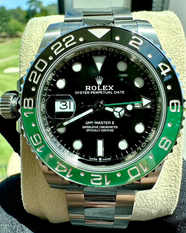 New Release - 2023 Rolex GMT-Master II “Sprite” 40MM  Oystersteel Black Dial (126720VTNR)