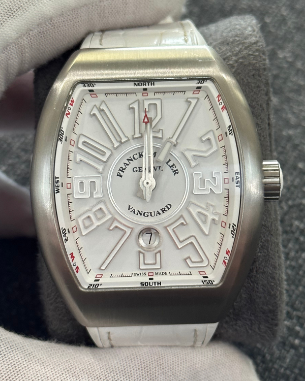 Franck Muller Vanguard Steel White Dial (V45 SCDT ACBC)