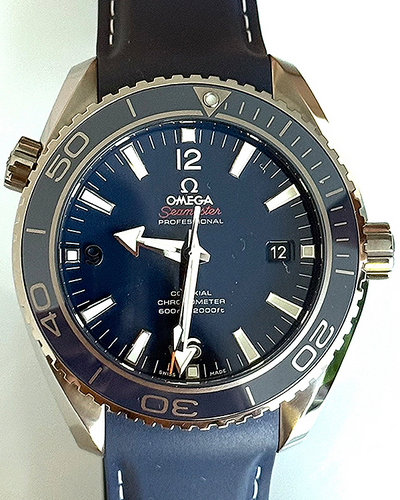 2024 Omega Seamaster Planet Ocean 45.5MM Blue Dial Rubber Strap (232.92.46.21.03.001)