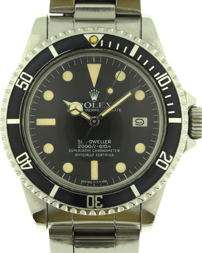 Rolex Sea-Dweller 40MM Black Dial Steel Bracelet (1665)