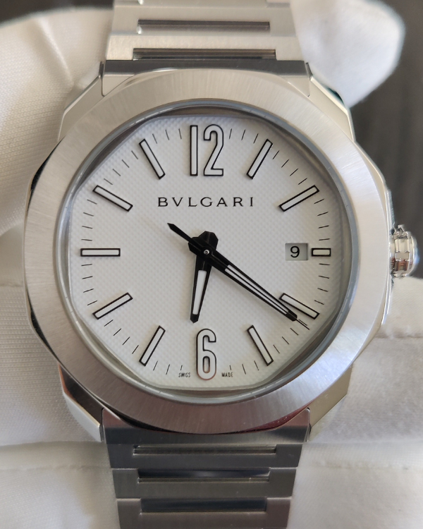 2023 Bulgari Octo Roma 41MM White Dial Steel Bracelet (103738)