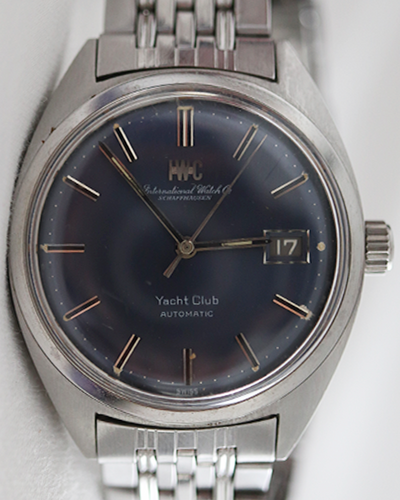 IWC Schaffhausen Yatch Club 36MM Blue Dial Steel Bracelet (IW1811)