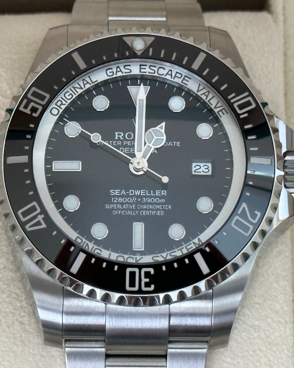 2022 Rolex Sea-Dweller Deepsea 44MM Black Dial Oystersteel Bracelet (126660)