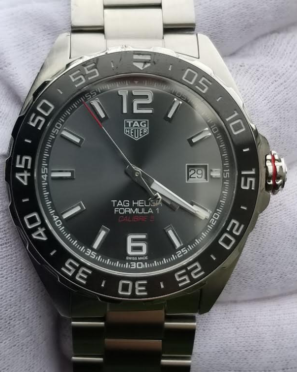 2020 TAG Heuer Formula 1 43MM Grey Dial Steel Bracelet (WAZ2011.BA0842)