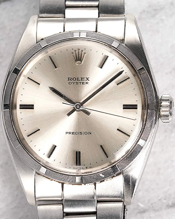 Rolex Oyster Precision 34MM Silver Dial Oyster Bracelet (6427)