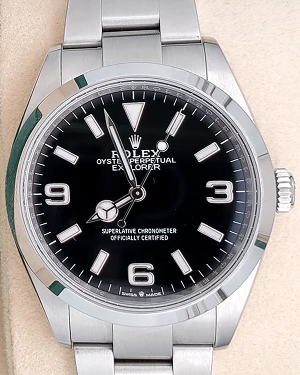 2023 Rolex Explorer 36MM Black Dial Oyster Bracelet (124270)